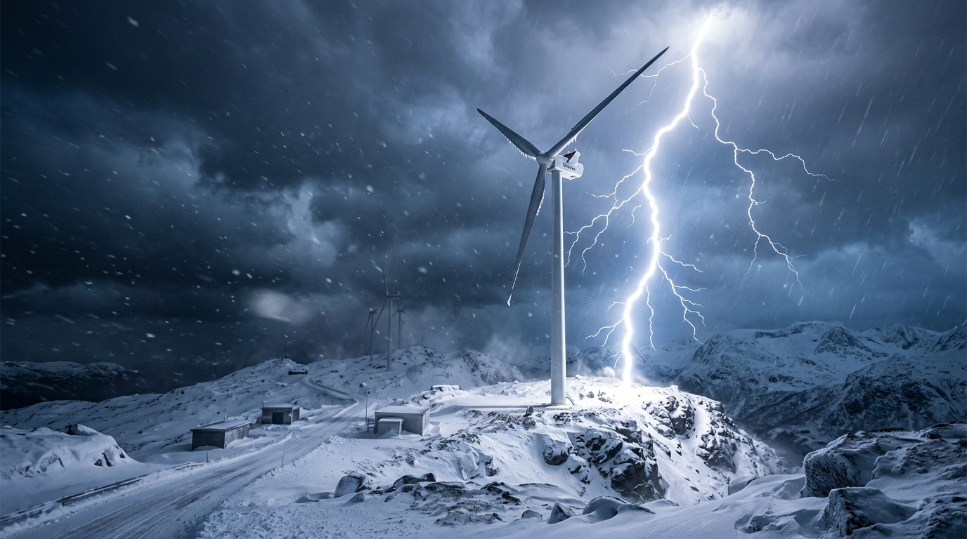 What Is the Impact of Winter Lightning on Wind Turbine Structural Integrity? How Can Operators Prevent Critical Damage?