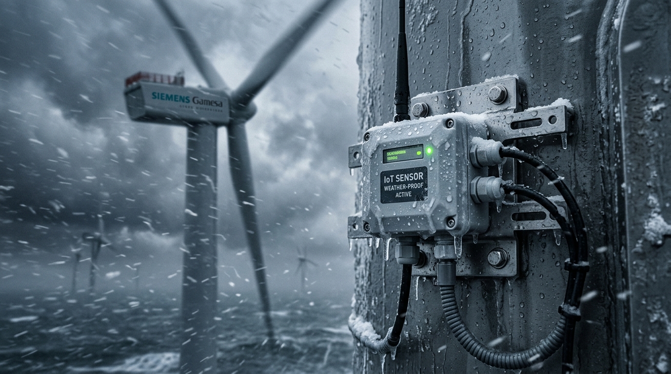 IoT Sensor Resilience in Extreme Weather Conditions for Wind Farms