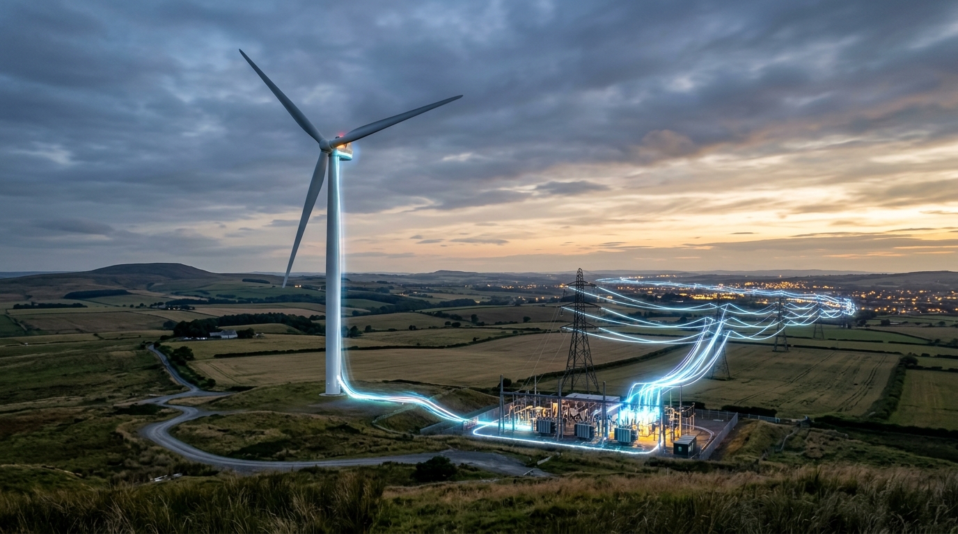 How Much Power Does a Land Wind Turbine Produce?